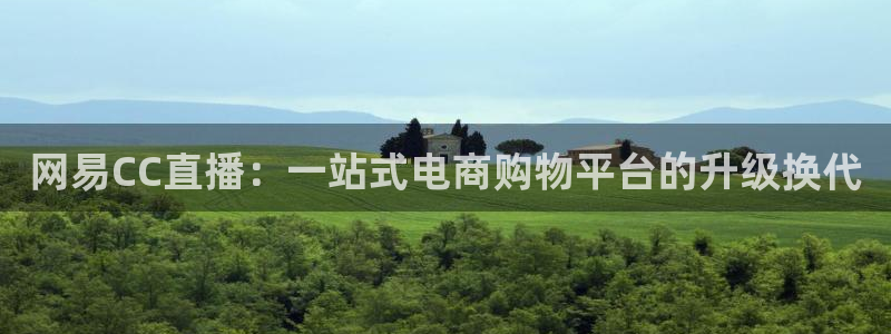 nba直播绿茵：网易CC直播：一站式电商购物平台的升级换代