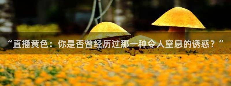 足球之绿茵球王：“直播黄色：你是否曾经历过那一种令人窒息的诱惑？”